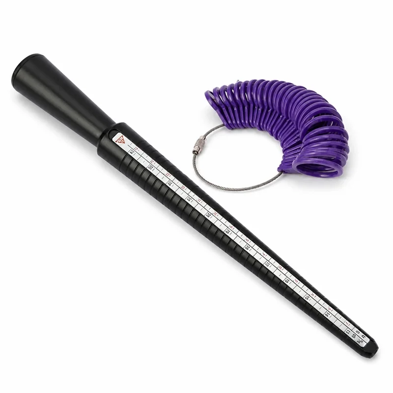 Ring Sizer Measuring Tool Mandrel Set - Alat Perhiasan Pengukur Ukuran Cincin Mandrel