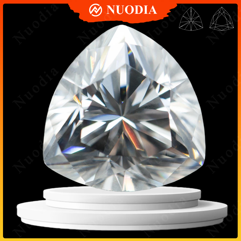 Gra Certificate Loose Moissanite Stone - Perhiasan Baru Batu Moissanite Putih D