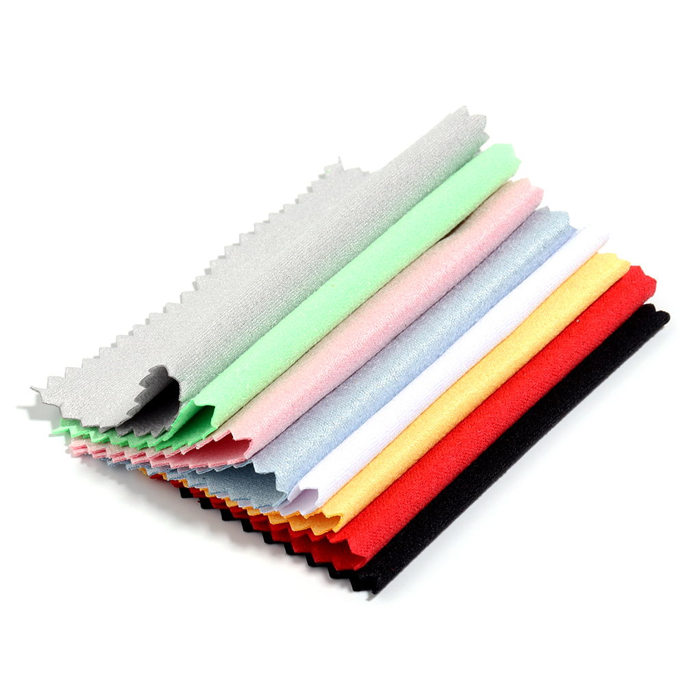Jewelry Polishing Cloth Silver Cleaner - 50 Buah 6/8/10Cm Kain Pembersih Perhiasan