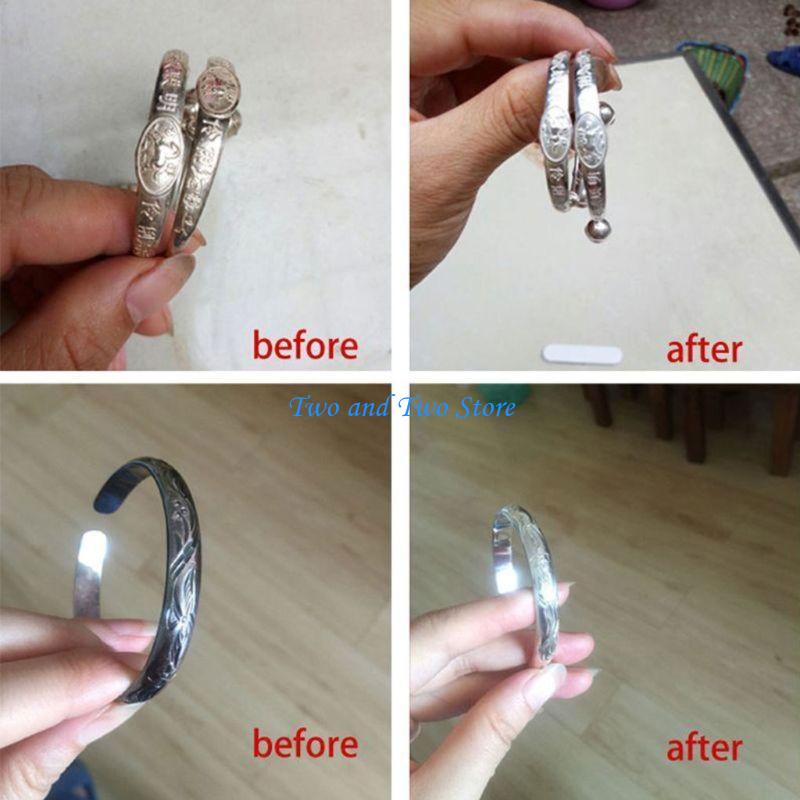 Jewelry Polishing Cloth Silver Cleaner - HX6F 2 Buah Pembersih Perhiasan Serbaguna