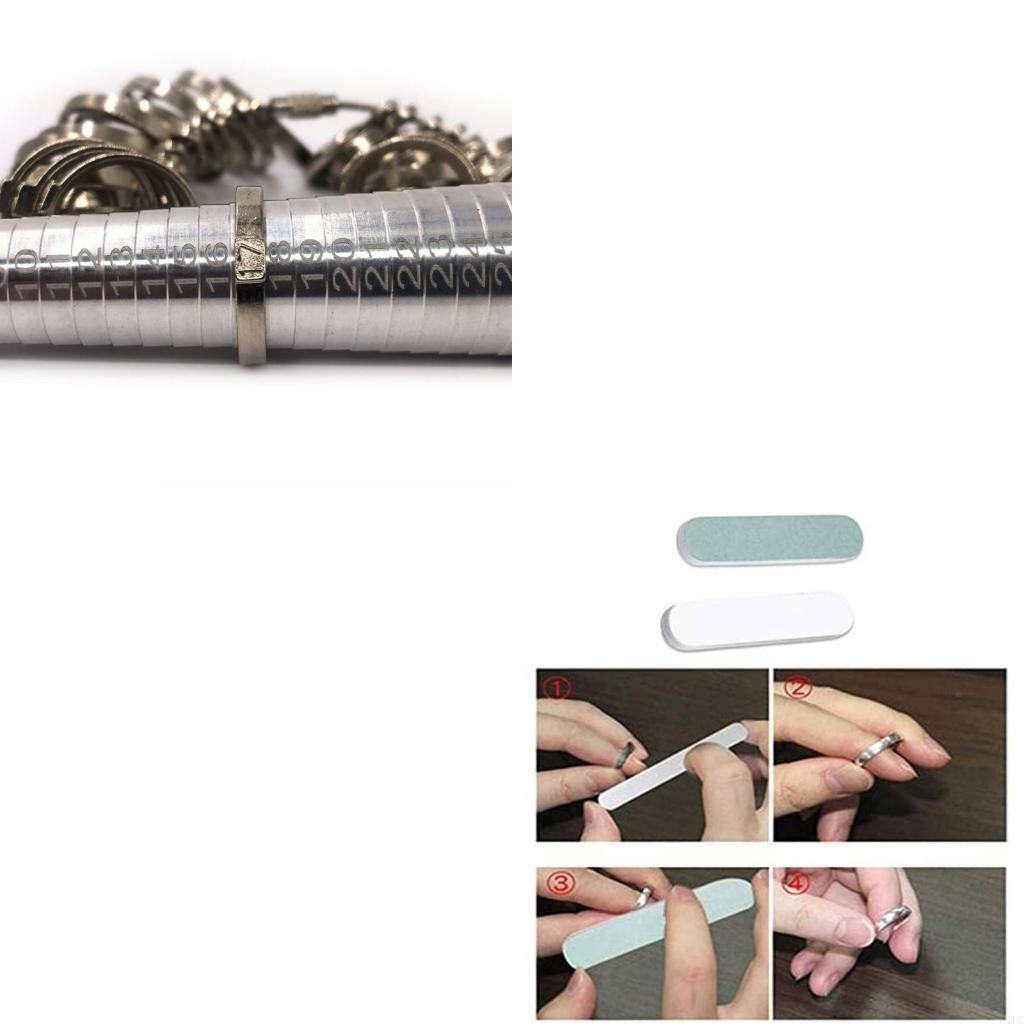 Ring Sizer Measuring Tool Mandrel Set - Alat Pengukur Cincin Jari Set Alat