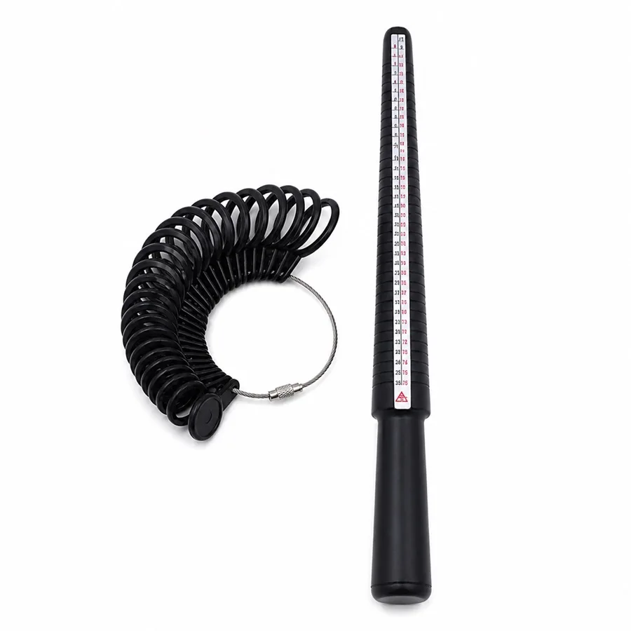 Ring Sizer Measuring Tool Mandrel Set - Alat Perhiasan Pengukur Ukuran Cincin Mandrel
