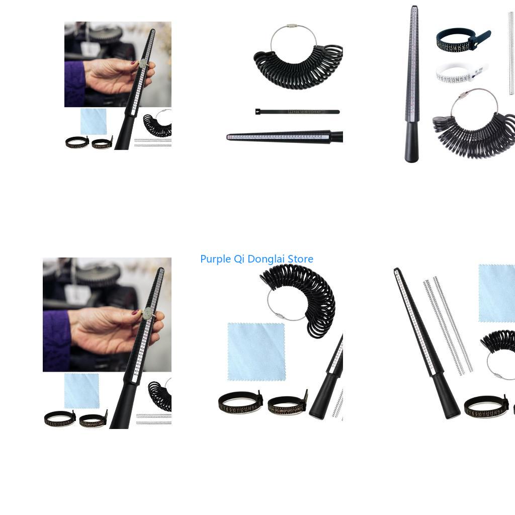 Ring Sizer Measuring Tool Mandrel Set - L21E 3/4/6/7 Buah Set Alat Ukur
