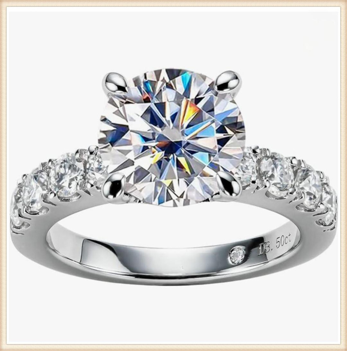 Cincin Kawin Berlian Buatan La - Lab Grown Diamond Ring 14K Gold ulasan dan harga