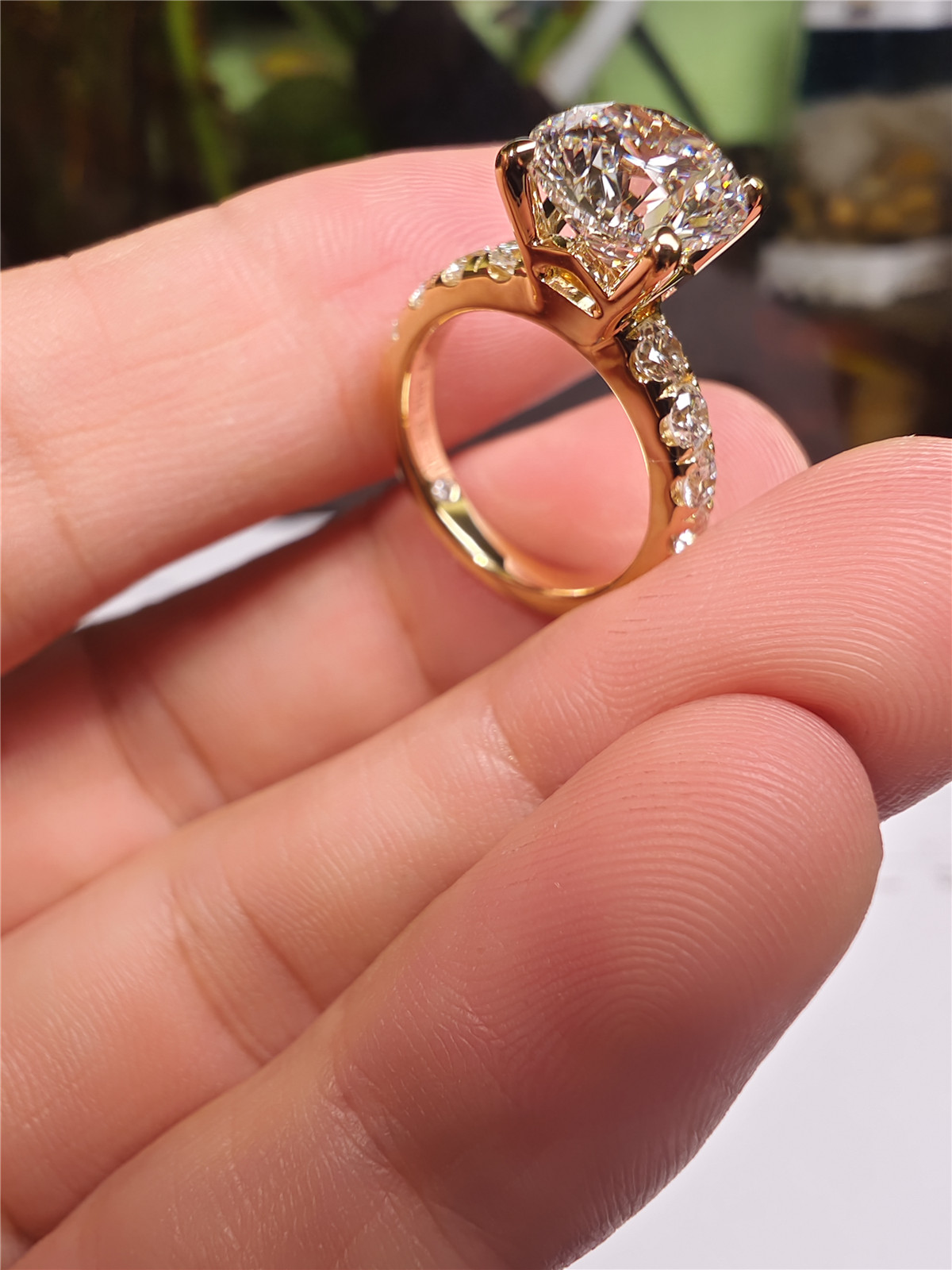 Cincin Kawin Berlian Buatan La - Lab Grown Diamond Ring 14K Gold ulasan dan harga