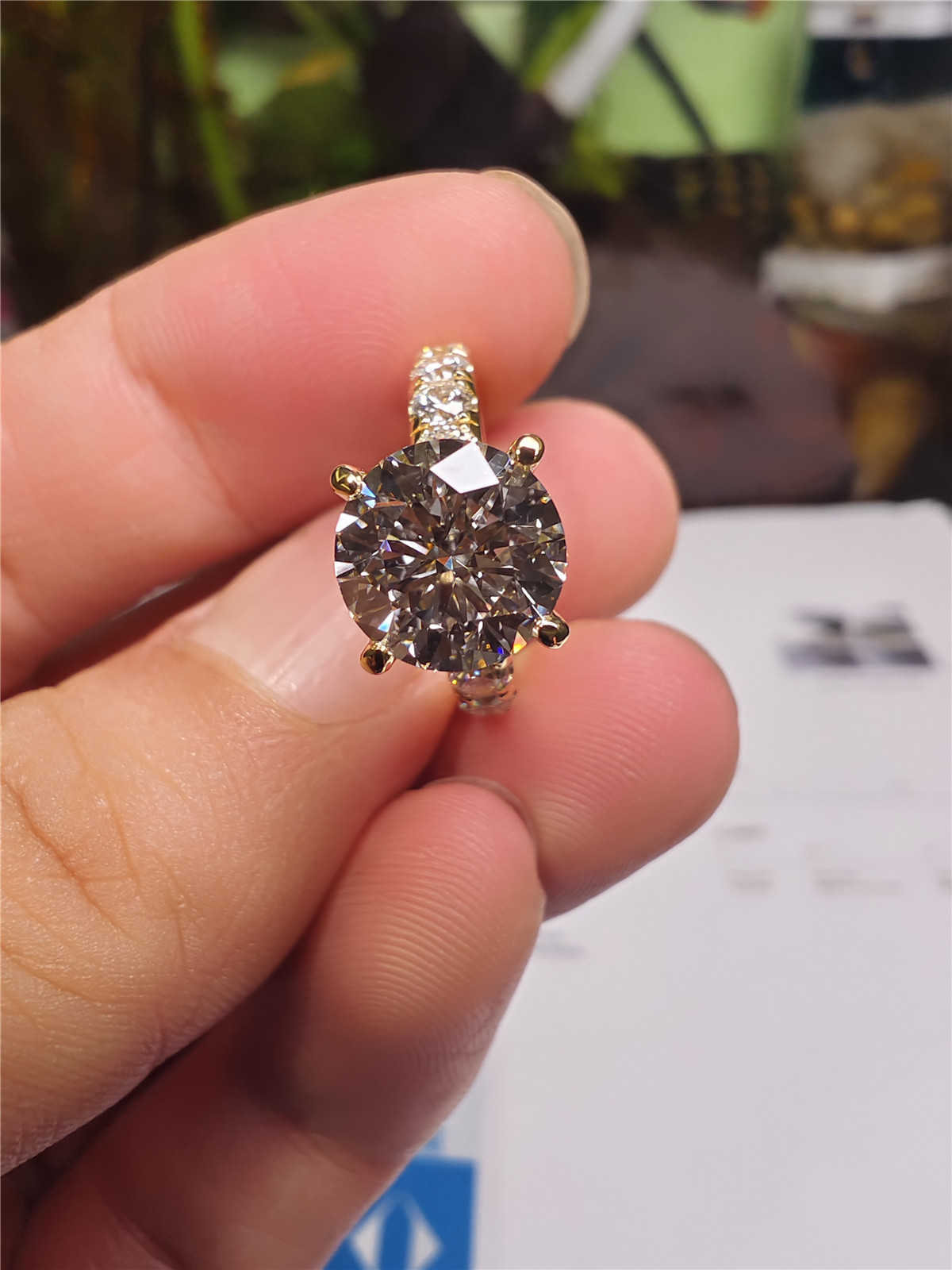 Cincin Kawin Berlian Buatan La - Lab Grown Diamond Ring 14K Gold ulasan dan harga