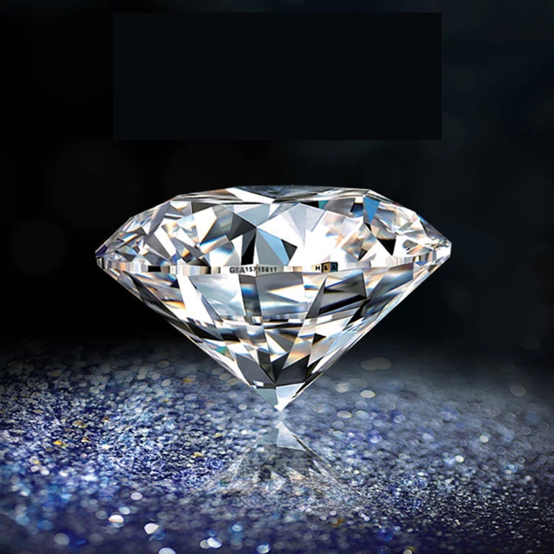 Moissanite batu 3 MM sampai 10 - Gra Certificate Loose Moissanite Stone ulasan dan harga