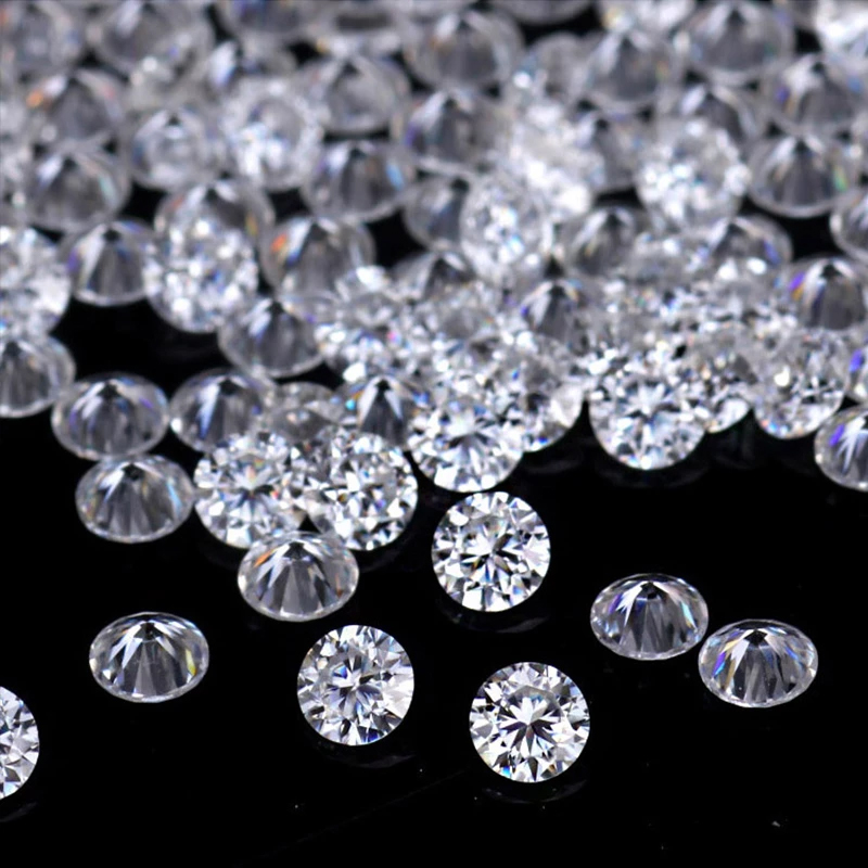 Moissanite batu 3 MM sampai 10 - Gra Certificate Loose Moissanite Stone ulasan dan harga