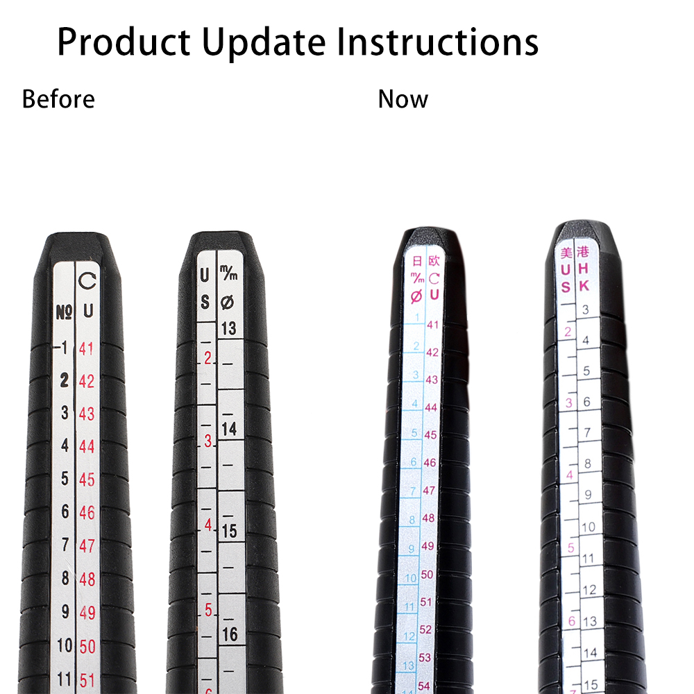 1 Buah Alat Perhiasan Profesio - Ring Sizer Measuring Tool Mandrel Set ulasan dan harga