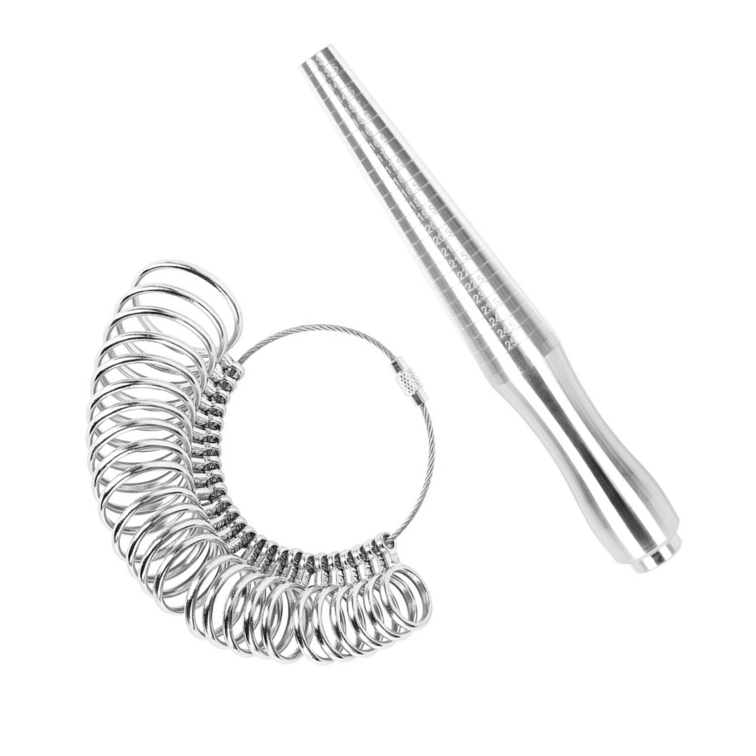 PHYHOO Set pengukur ukuran cin - Ring Sizer Measuring Tool Mandrel Set ulasan dan harga
