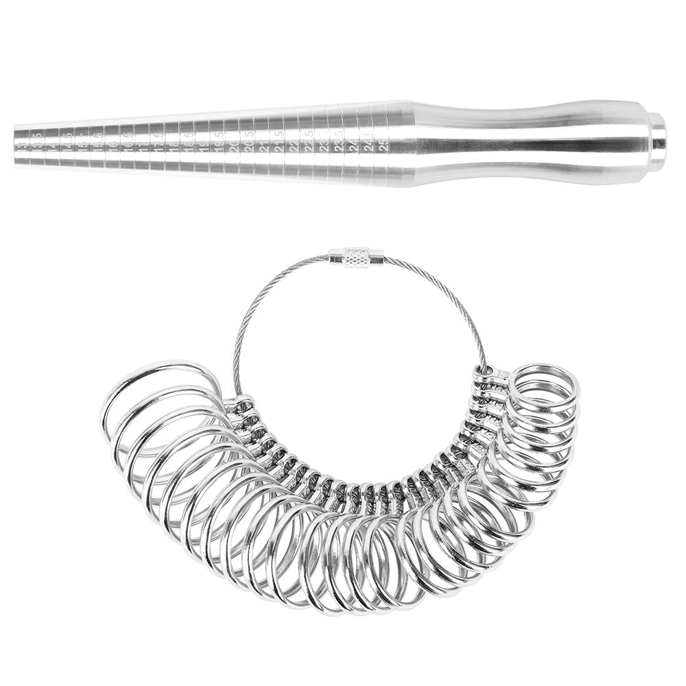 PHYHOO Set pengukur ukuran cin - Ring Sizer Measuring Tool Mandrel Set ulasan dan harga