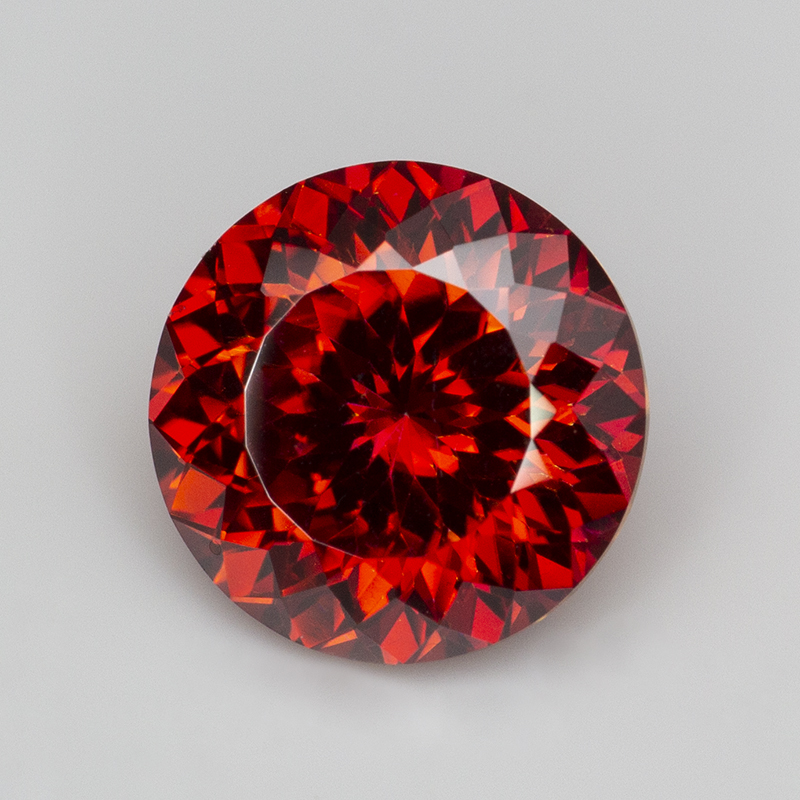 Batu Moissanite Warna Garnet M - Gra Certificate Loose Moissanite Stone ulasan dan harga