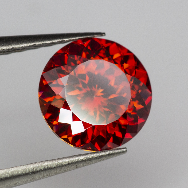 Batu Moissanite Warna Garnet M - Gra Certificate Loose Moissanite Stone ulasan dan harga
