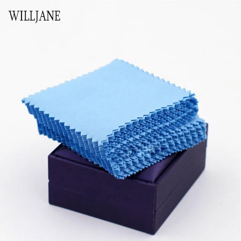 Grosir 200 Buah/Lot Kain Pemol - Jewelry Polishing Cloth Silver Cleaner ulasan dan harga