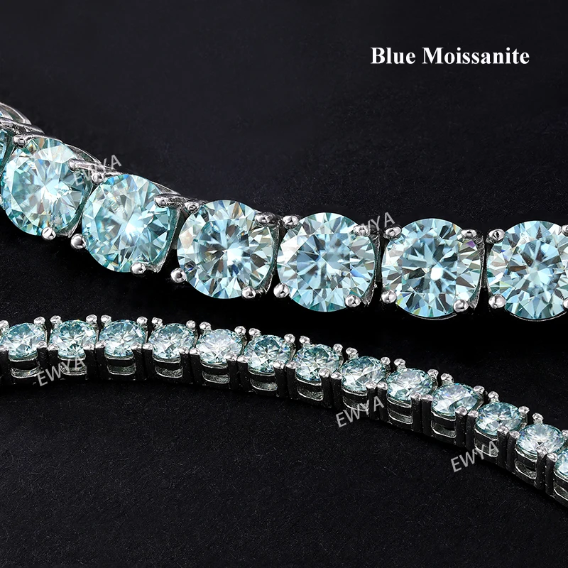 EWYA gelang tenis Moissanite w - Moissanite Tennis Bracelet 925 Sterling ulasan dan harga
