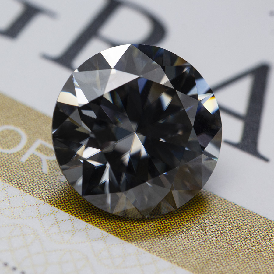Warna abu-abu batu longgar Moi - Gra Certificate Loose Moissanite Stone ulasan dan harga