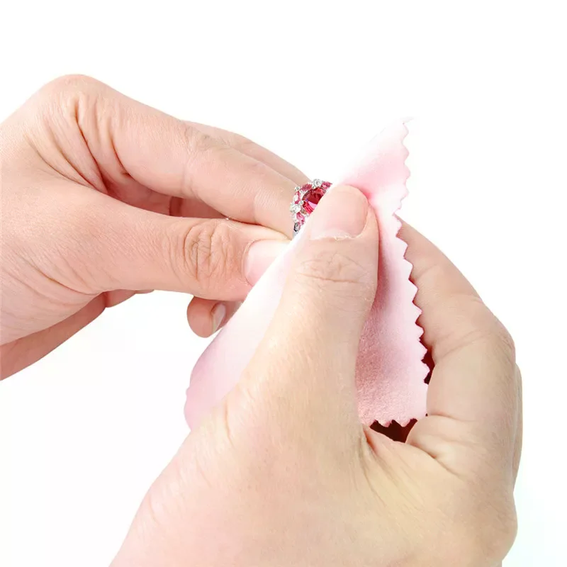 50 Buah Kain Pembersih Perhias - Jewelry Polishing Cloth Silver Cleaner ulasan dan harga