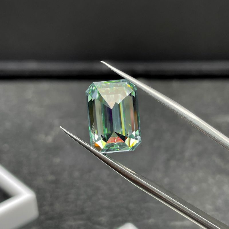 Batu Moissanite 2 karat, ukura - Gra Certificate Loose Moissanite Stone ulasan dan harga