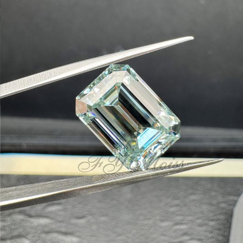 Batu Moissanite 2 karat, ukura - Gra Certificate Loose Moissanite Stone ulasan dan harga