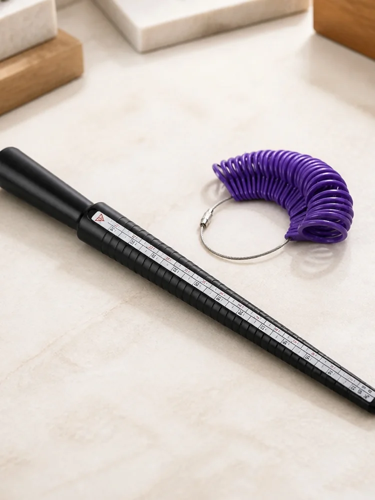 Alat Perhiasan Pengukur Ukuran - Ring Sizer Measuring Tool Mandrel Set ulasan dan harga