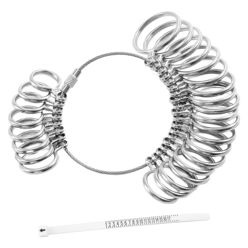 ABKJ-0-13 Set Alat Ukur Penguk - Ring Sizer Measuring Tool Mandrel Set ulasan dan harga