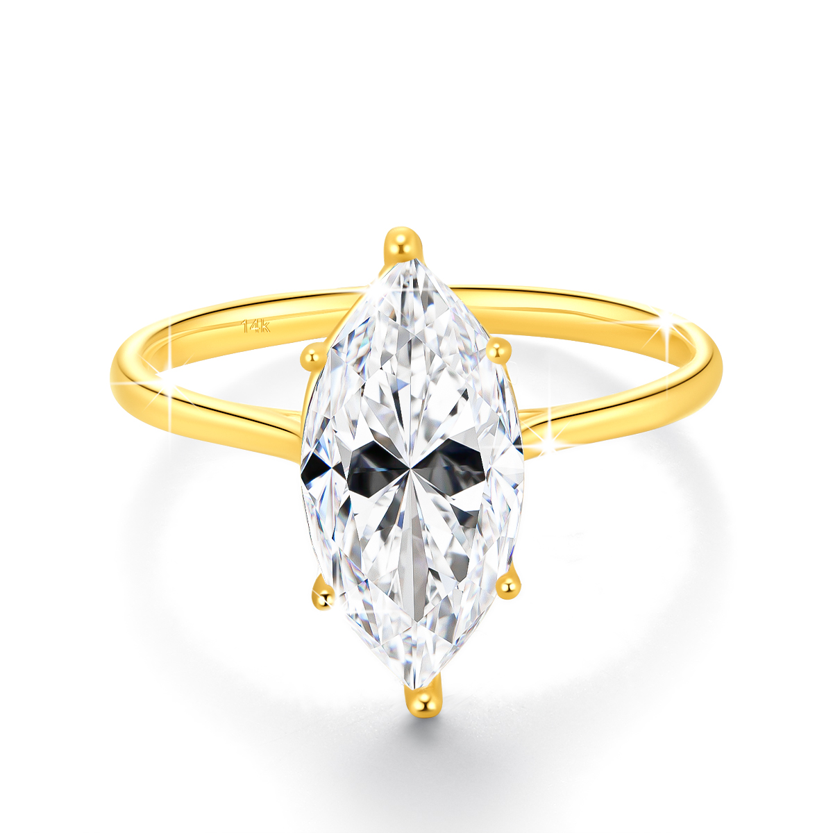 Cincin berlian Moissanite emas - Lab Grown Diamond Ring 14K Gold ulasan dan harga