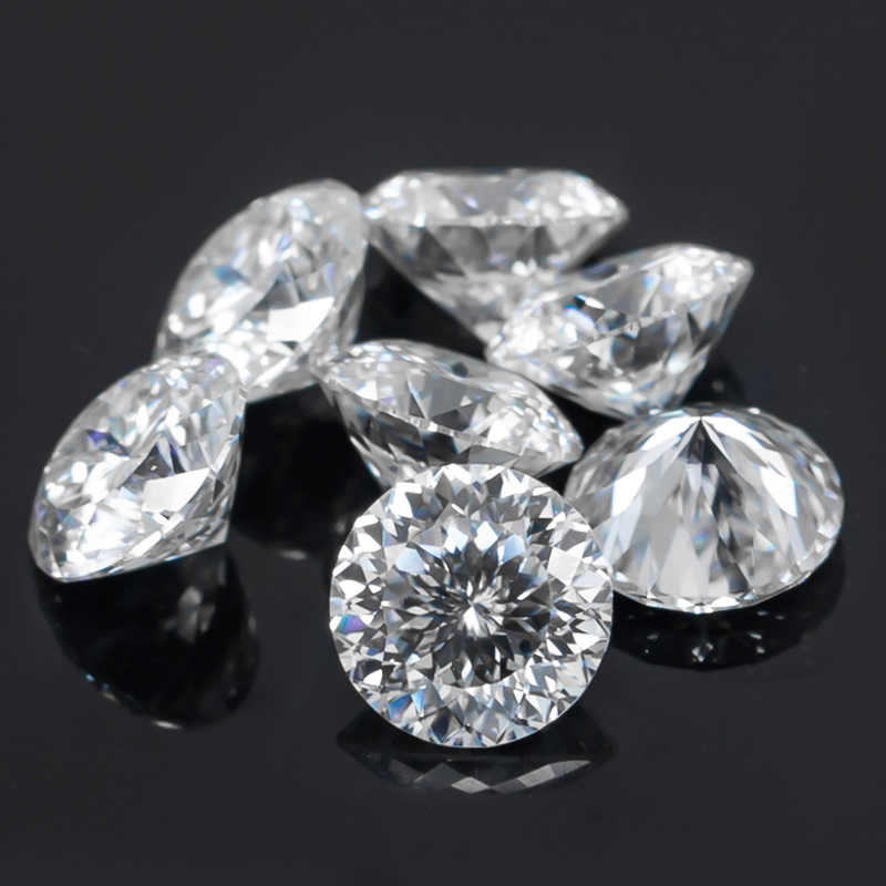 100 Batu Moissanite Potongan D - Gra Certificate Loose Moissanite Stone ulasan dan harga