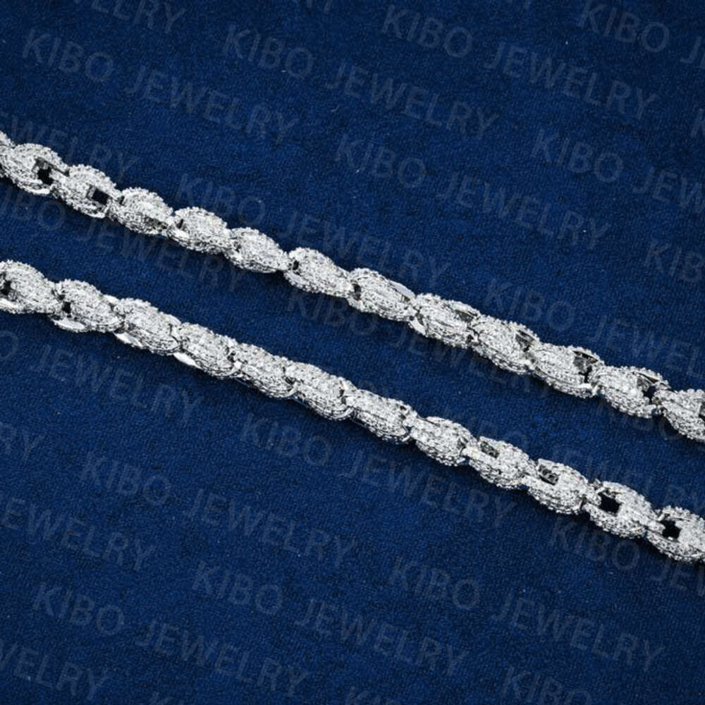 Kalung Rantai Cuban Link Mewah - Moissanite Cuban Link Chain Iced Out ulasan dan harga