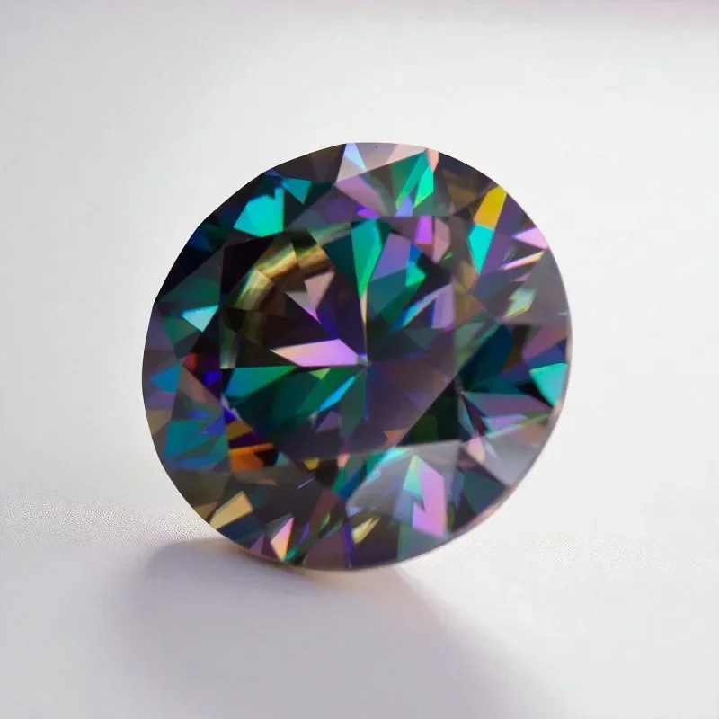 Batu Moissanite Potongan Bulat - Gra Certificate Loose Moissanite Stone ulasan dan harga