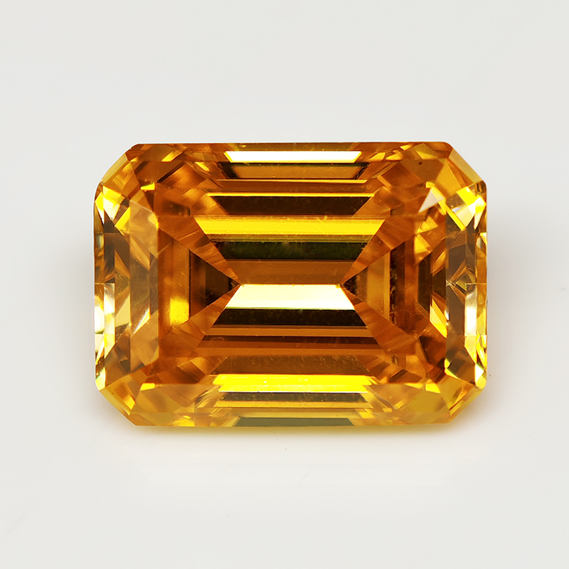 Batu Moissanite Warna Kuning E - Gra Certificate Loose Moissanite Stone ulasan dan harga