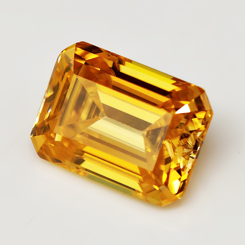 Batu Moissanite Warna Kuning E - Gra Certificate Loose Moissanite Stone ulasan dan harga