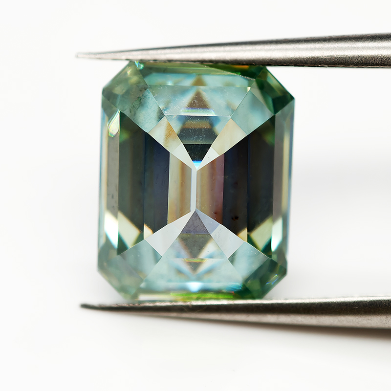 Batu Moissanite Hijau Alami Po - Gra Certificate Loose Moissanite Stone ulasan dan harga