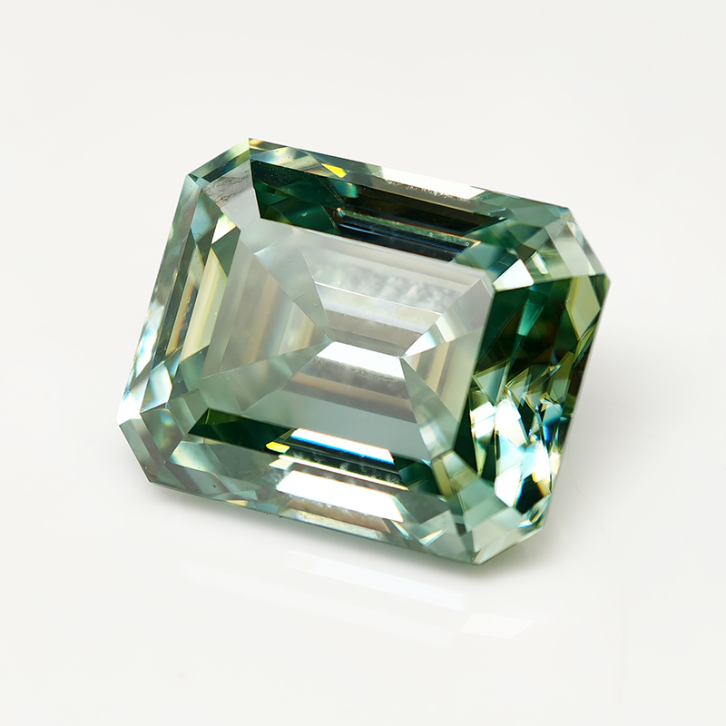 Batu Moissanite Hijau Alami Po - Gra Certificate Loose Moissanite Stone ulasan dan harga
