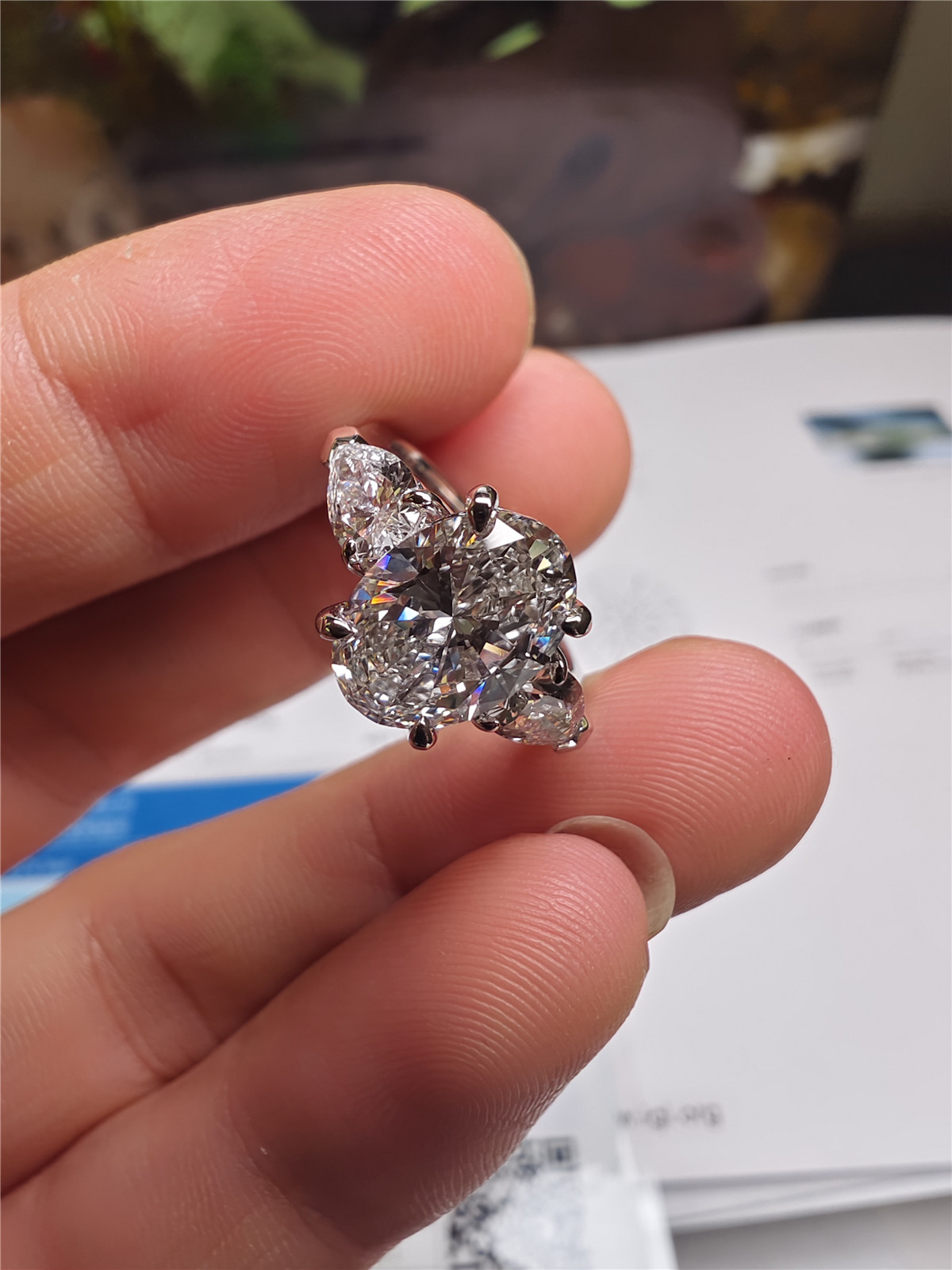 Cincin Berlian Platinum PT950  - Lab Grown Diamond Ring 14K Gold ulasan dan harga