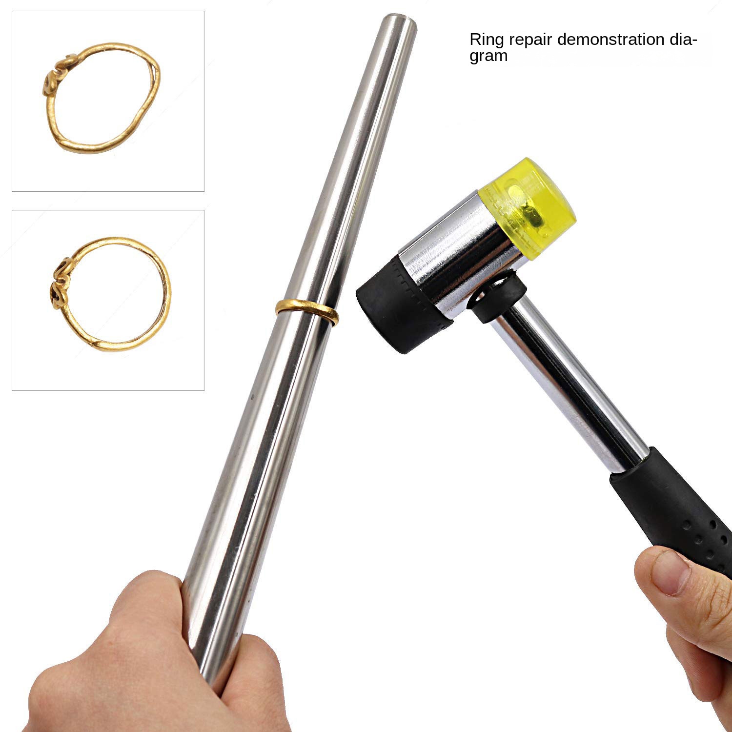 Alat Pengukur Ukuran Cincin Lo - Ring Sizer Measuring Tool Mandrel Set ulasan dan harga