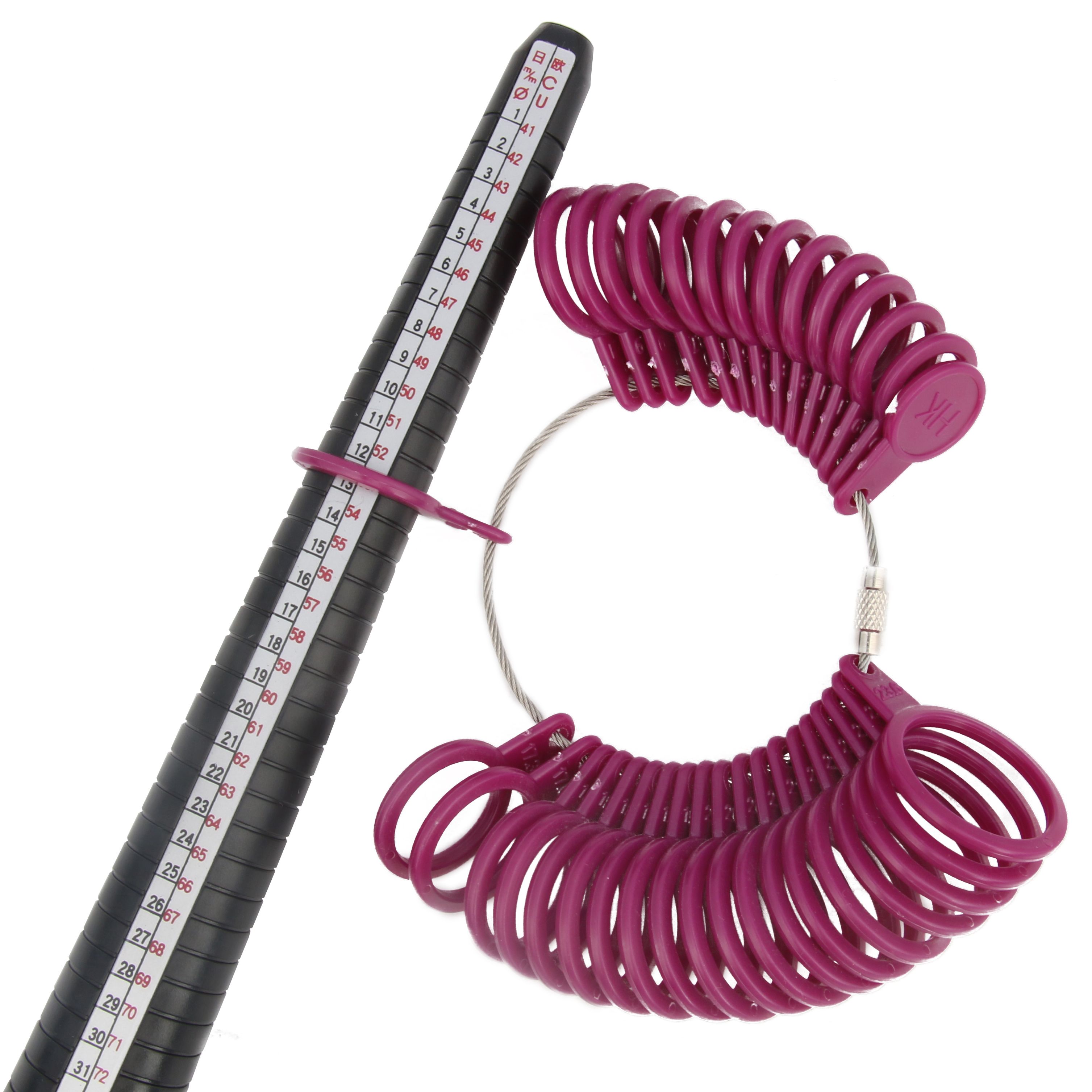 Profesional Pengukur Ukuran Ci - Ring Sizer Measuring Tool Mandrel Set ulasan dan harga