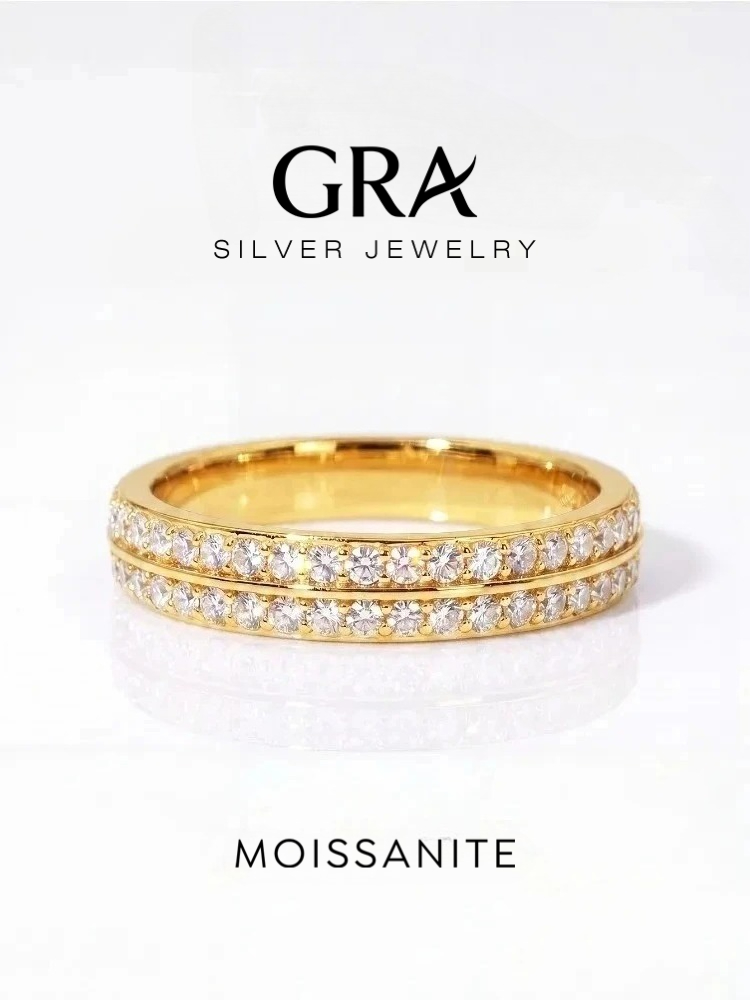 Cincin Berlian Moissanite Gand - Lab Grown Diamond Ring 14K Gold ulasan dan harga