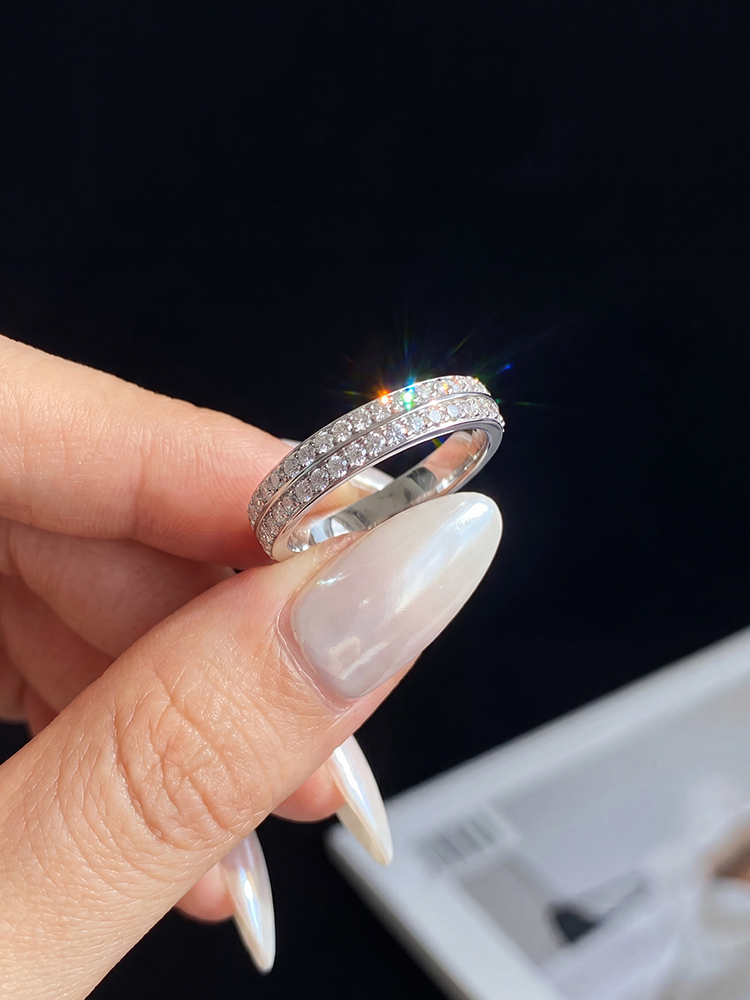 Cincin Berlian Moissanite Gand - Lab Grown Diamond Ring 14K Gold ulasan dan harga