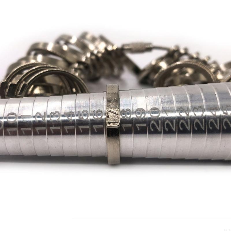 Alat Pengukur Cincin Jari Set  - Ring Sizer Measuring Tool Mandrel Set ulasan dan harga