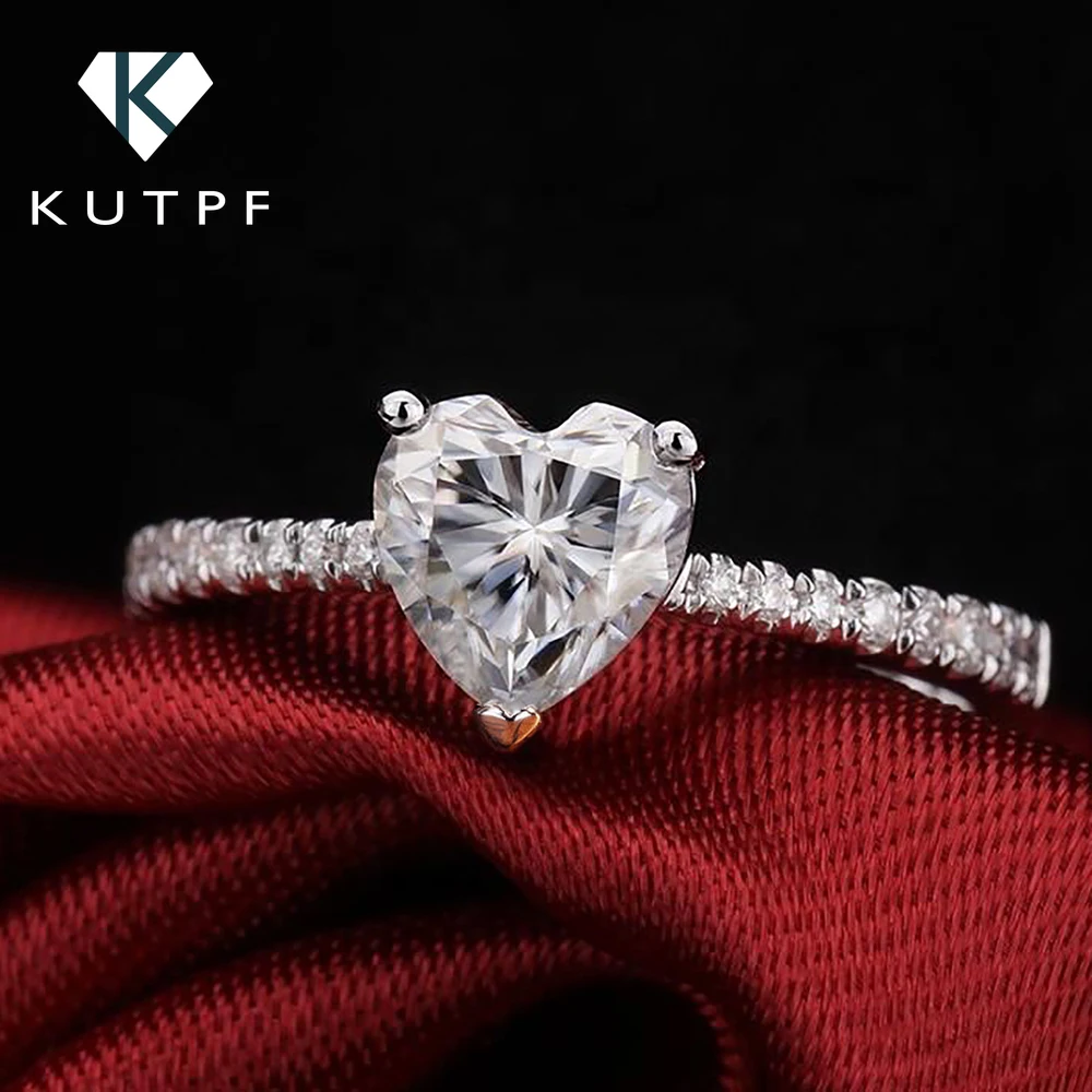 Cincin pertunangan Moissanite  - Moissanite Engagement Ring 2 Carat D Vvs1 ulasan dan harga
