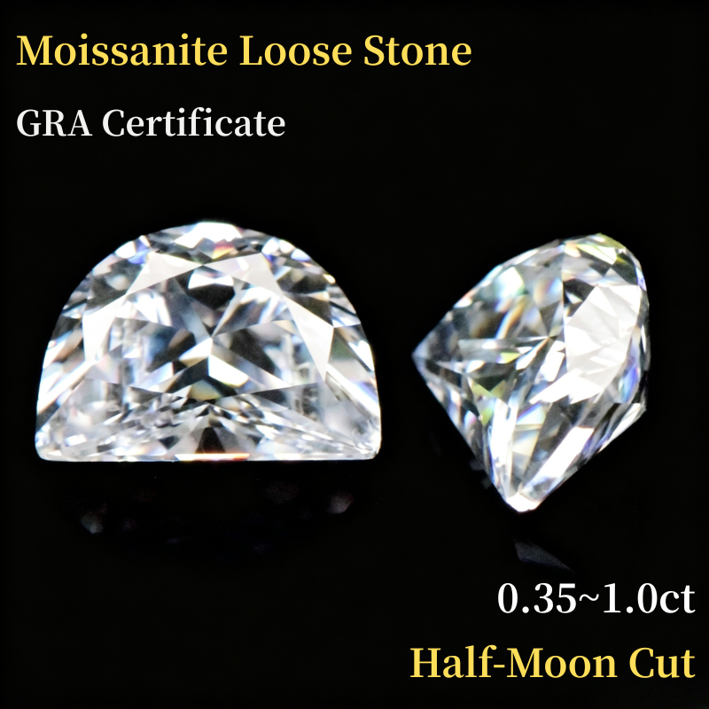 Batu Moissanite Asli 100% deng - Gra Certificate Loose Moissanite Stone ulasan dan harga