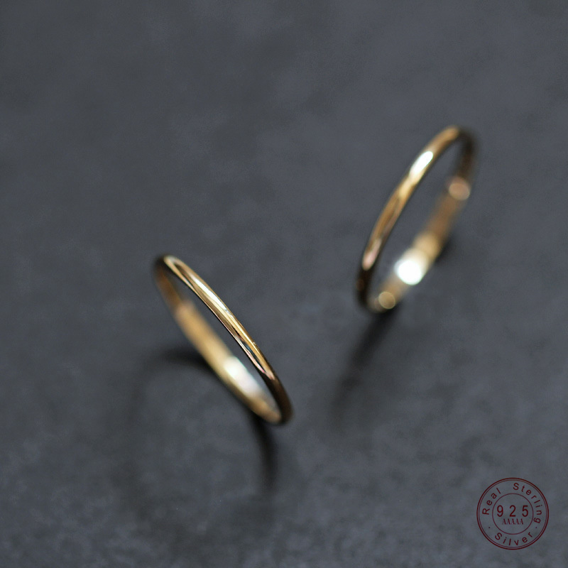 Cincin Tipis Minimalis Emas 14 - Lab Grown Diamond Ring 14K Gold ulasan dan harga