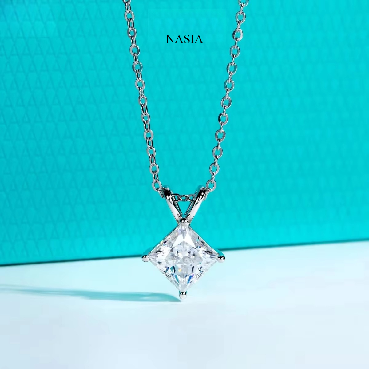 FCGJHW 2ct/3ct/4ct/5ct, Lionti - Moissanite Pendant Necklace Solitaire ulasan dan harga