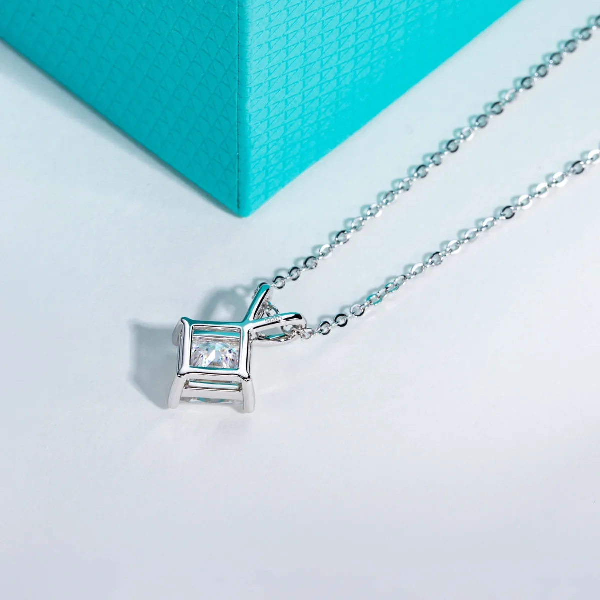 FCGJHW 2ct/3ct/4ct/5ct, Lionti - Moissanite Pendant Necklace Solitaire ulasan dan harga