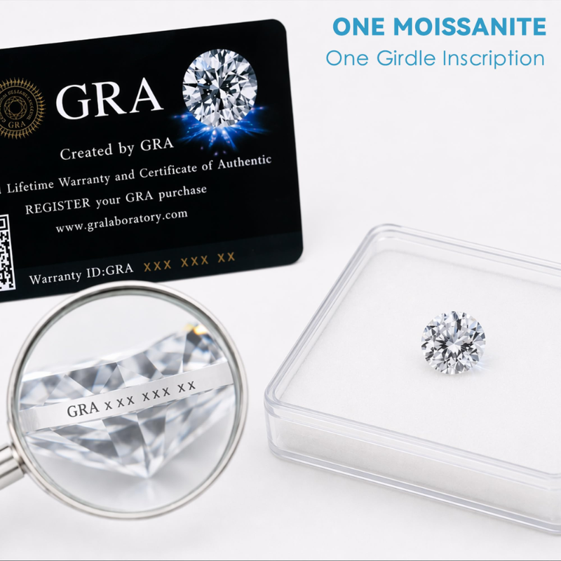 100% Batu Permata Moissanite A - Gra Certificate Loose Moissanite Stone ulasan dan harga