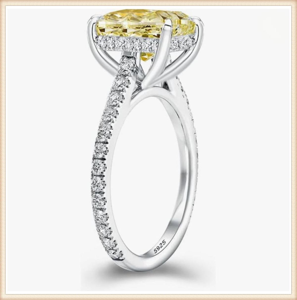 Cincin Pertunangan Berlian Kun - Lab Grown Diamond Ring 14K Gold ulasan dan harga