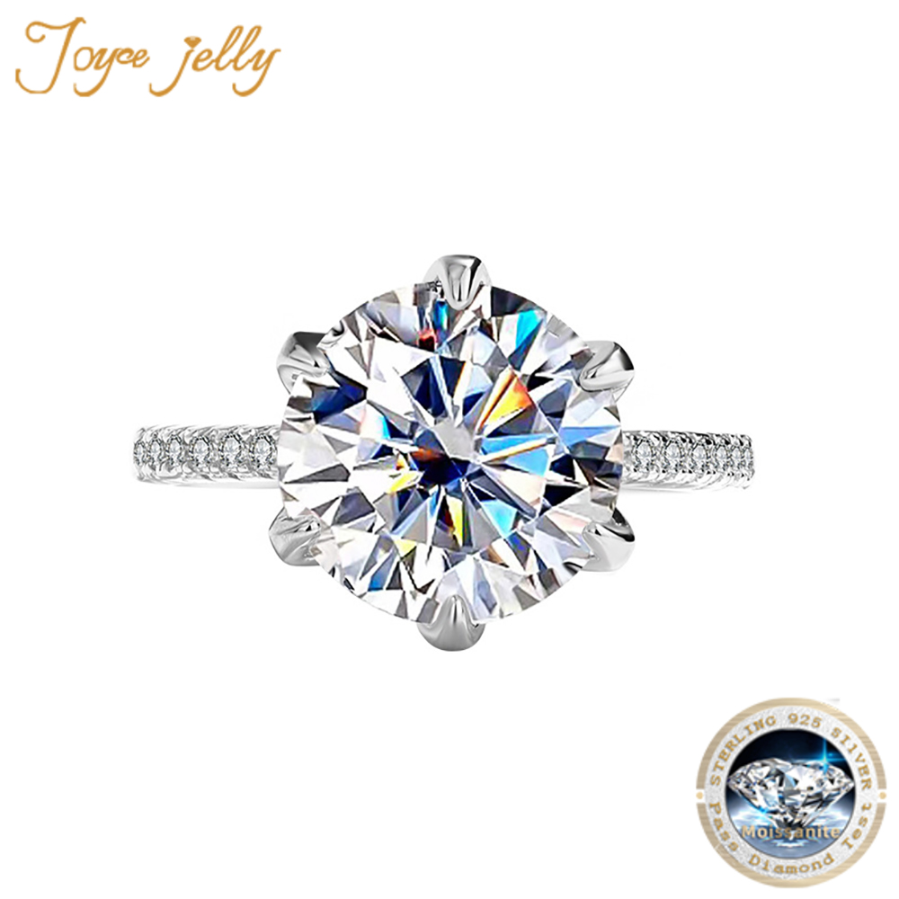 JoyceJelly cincin perak 925 St - Moissanite Engagement Ring 2 Carat D Vvs1 ulasan dan harga