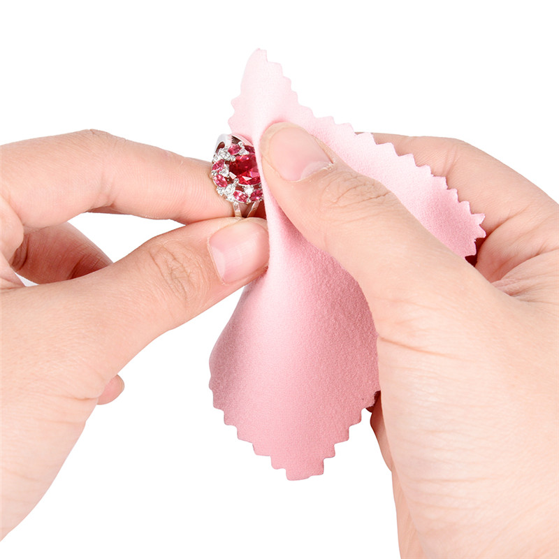 Baru·50Pcs/set Kain Pembersih  - Jewelry Polishing Cloth Silver Cleaner ulasan dan harga